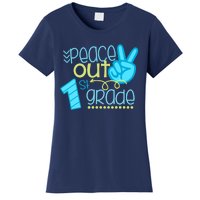 Peace Out 1st Grade Funny End Of School Year Teacher Student Women's T-Shirt