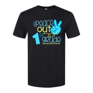 Peace Out 1st Grade Funny End Of School Year Teacher Student Softstyle CVC T-Shirt