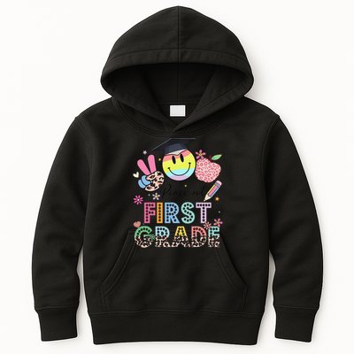 Peace Out 1st First Grade Graduation Last Day Of School Kids Hoodie