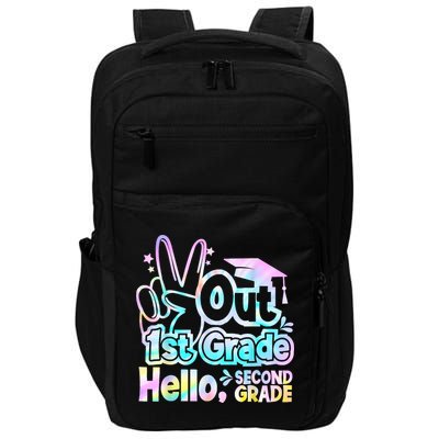 Peace Out 1st Grade Hello Second Grade First Grade Graduate Impact Tech Backpack