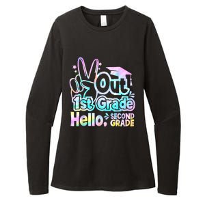 Peace Out 1st Grade Hello Second Grade First Grade Graduate Womens CVC Long Sleeve Shirt