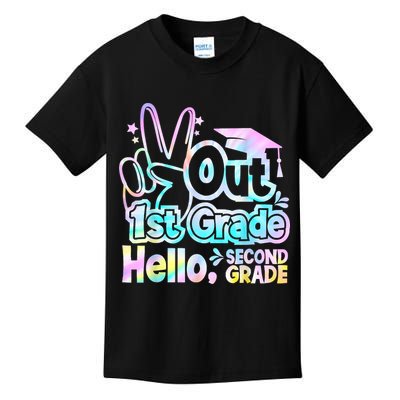 Peace Out 1st Grade Hello Second Grade First Grade Graduate Kids T-Shirt