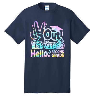 Peace Out 1st Grade Hello Second Grade First Grade Graduate Tall T-Shirt