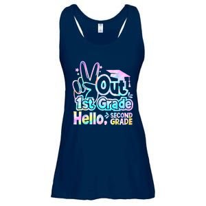 Peace Out 1st Grade Hello Second Grade First Grade Graduate Ladies Essential Flowy Tank