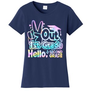 Peace Out 1st Grade Hello Second Grade First Grade Graduate Women's T-Shirt