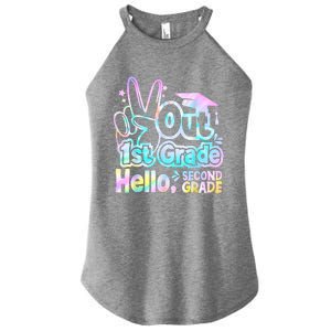 Peace Out 1st Grade Hello Second Grade First Grade Graduate Women's Perfect Tri Rocker Tank