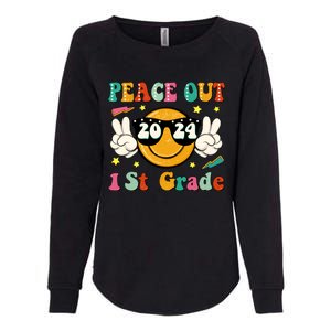 Peace Out 2024 1st Grade Womens California Wash Sweatshirt