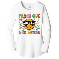 Peace Out 2024 1st Grade Women's Perfect Tri Tunic Long Sleeve Shirt