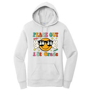 Peace Out 2024 1st Grade Women's Pullover Hoodie