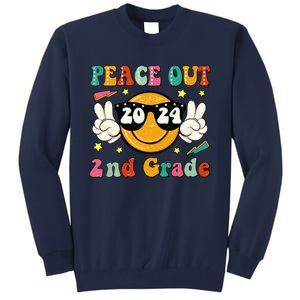 Peace Out 2024 2nd Grade Tall Sweatshirt