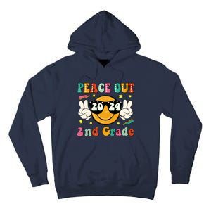 Peace Out 2024 2nd Grade Tall Hoodie