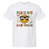 Peace Out 2024 2nd Grade Garment-Dyed Heavyweight T-Shirt