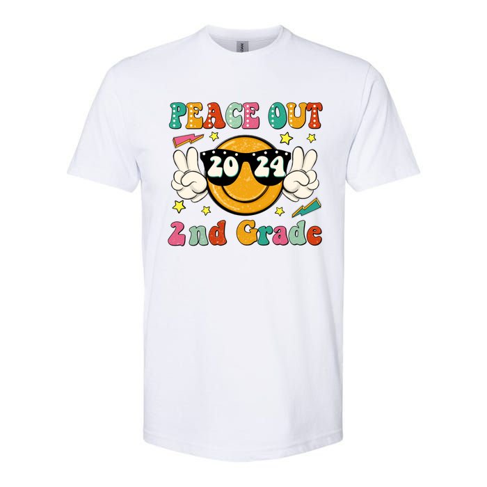 Peace Out 2024 2nd Grade Softstyle CVC T-Shirt