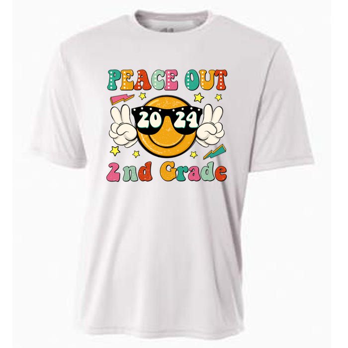 Peace Out 2024 2nd Grade Cooling Performance Crew T-Shirt