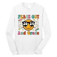 Peace Out 2024 2nd Grade Long Sleeve Shirt