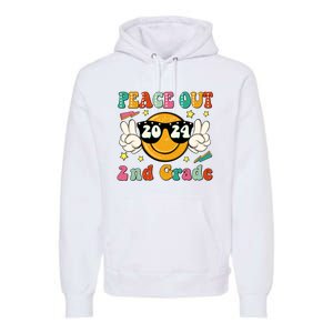 Peace Out 2024 2nd Grade Premium Hoodie