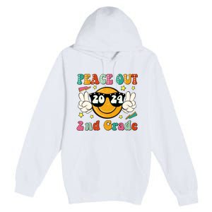 Peace Out 2024 2nd Grade Premium Pullover Hoodie