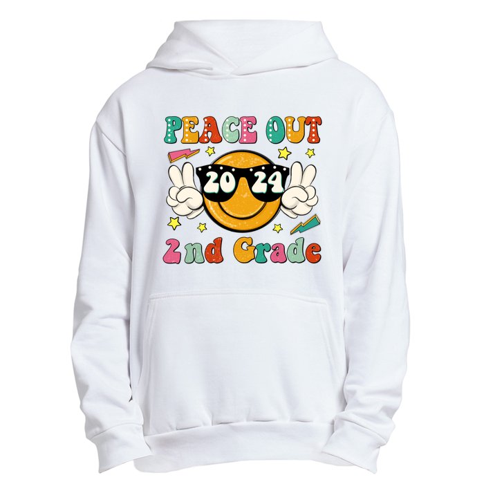 Peace Out 2024 2nd Grade Urban Pullover Hoodie