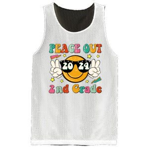 Peace Out 2024 2nd Grade Mesh Reversible Basketball Jersey Tank