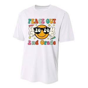 Peace Out 2024 2nd Grade Performance Sprint T-Shirt