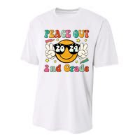 Peace Out 2024 2nd Grade Performance Sprint T-Shirt