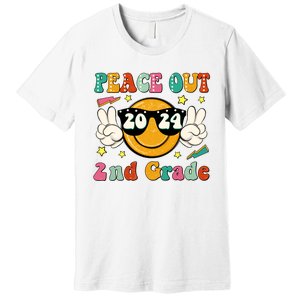 Peace Out 2024 2nd Grade Premium T-Shirt