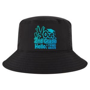 Peace Out 2Nd Grade Hello 3Rd Grade Teacher Graduation Cap Funny Gift Cool Comfort Performance Bucket Hat