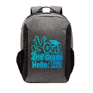 Peace Out 2Nd Grade Hello 3Rd Grade Teacher Graduation Cap Funny Gift Vector Backpack