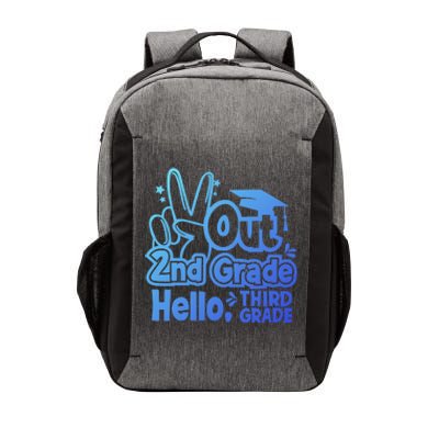 Peace Out 2Nd Grade Hello 3Rd Grade Teacher Graduation Cap Funny Gift Vector Backpack