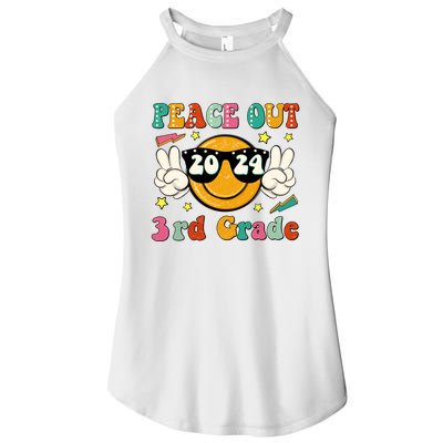 Peace Out 2024 3rd Grade Women’s Perfect Tri Rocker Tank