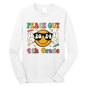 Peace Out 2024 4th Grade Long Sleeve Shirt