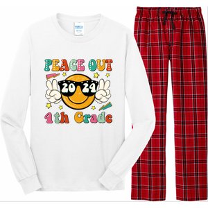 Peace Out 2024 4th Grade Long Sleeve Pajama Set