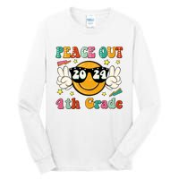 Peace Out 2024 4th Grade Tall Long Sleeve T-Shirt