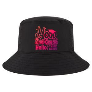 Peace Out 2Nd Grade Hello 3Rd Grade Teacher Graduation Cap Funny Gift Cool Comfort Performance Bucket Hat