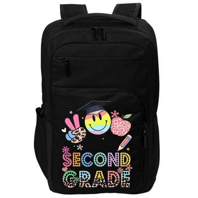 Peace Out 2nd Second Grade Graduation Last Day Of School Impact Tech Backpack