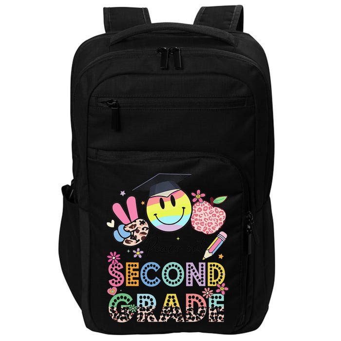 Peace Out 2nd Second Grade Graduation Last Day Of School Impact Tech Backpack