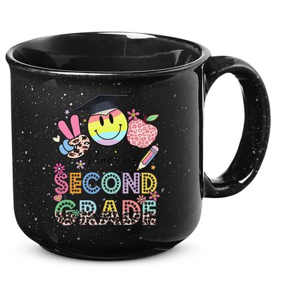 Peace Out 2nd Second Grade Graduation Last Day Of School 15oz Campfire Ceramic Mug