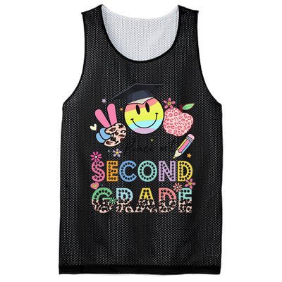 Peace Out 2nd Second Grade Graduation Last Day Of School Mesh Reversible Basketball Jersey Tank