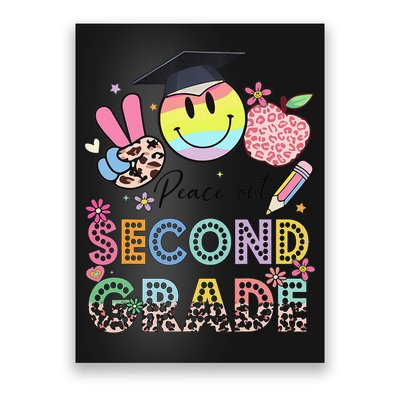 Peace Out 2nd Second Grade Graduation Last Day Of School Poster