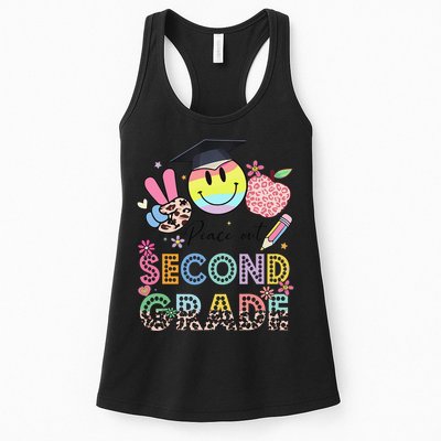 Peace Out 2nd Second Grade Graduation Last Day Of School Womens Tank Top