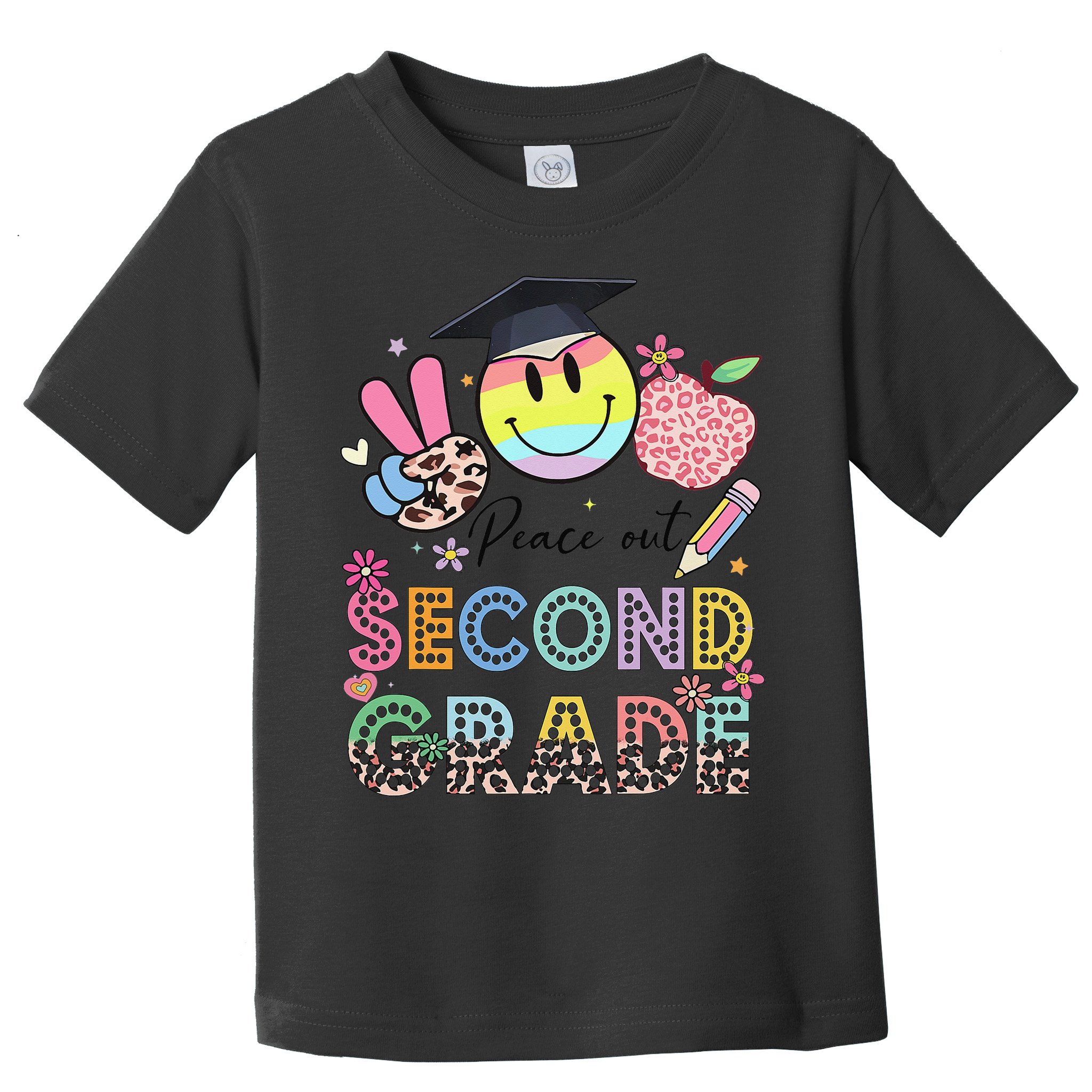 Peace Out 2nd Second Grade Graduation Last Day Of School Toddler T-Shirt