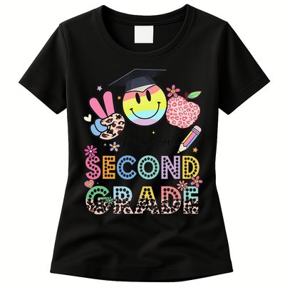 Peace Out 2nd Second Grade Graduation Last Day Of School Womens T-Shirt