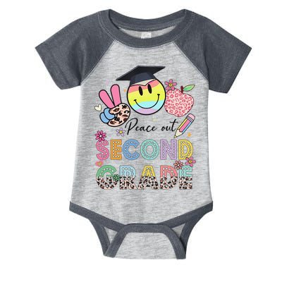 Peace Out 2nd Second Grade Graduation Last Day Of School Infant Baby Jersey Bodysuit