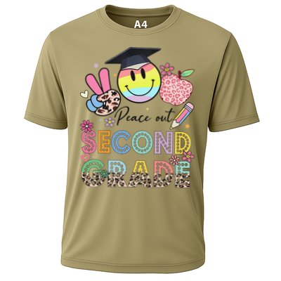 Peace Out 2nd Second Grade Graduation Last Day Of School Cooling Performance Crew T-Shirt