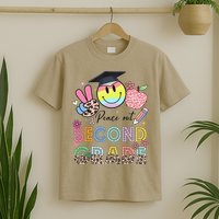 Peace Out 2nd Second Grade Graduation Last Day Of School T-Shirt
