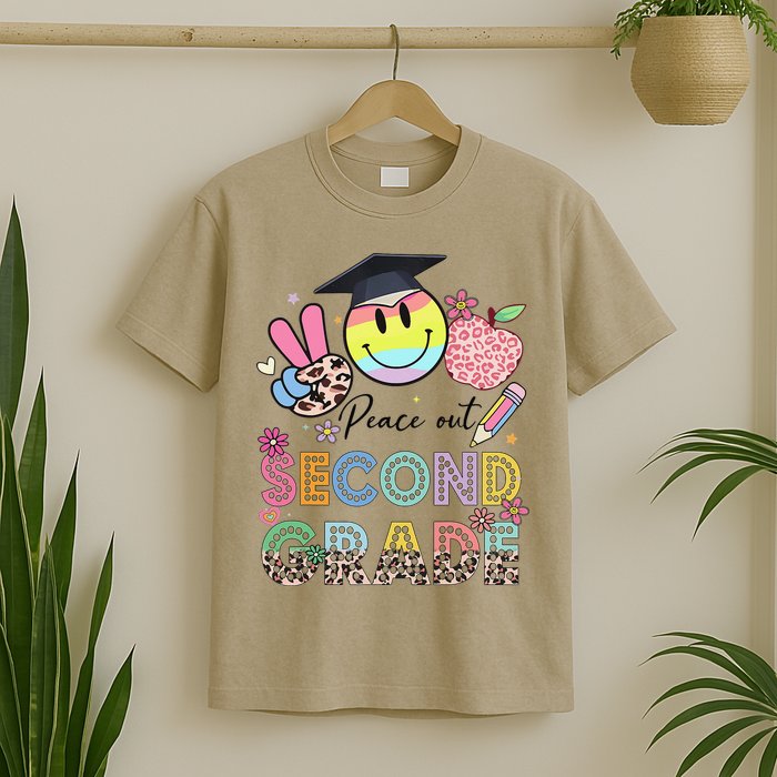 Peace Out 2nd Second Grade Graduation Last Day Of School T-Shirt