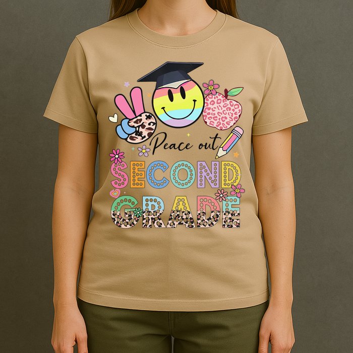 Peace Out 2nd Second Grade Graduation Last Day Of School T-Shirt