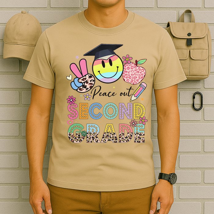 Peace Out 2nd Second Grade Graduation Last Day Of School T-Shirt