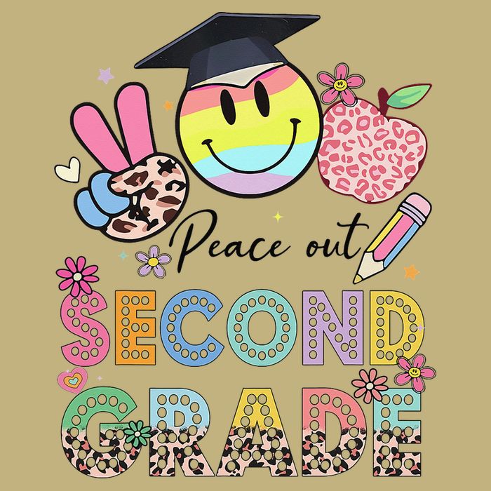 Peace Out 2nd Second Grade Graduation Last Day Of School T-Shirt