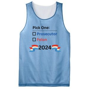 Pick One 2024 Funny Election Mesh Reversible Basketball Jersey Tank